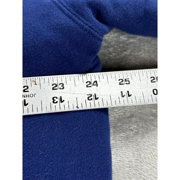 New York Giants NFL Pro Line Jacket L Fleece-Lined Blue & Gray Full Zip - Picture 6 of 6